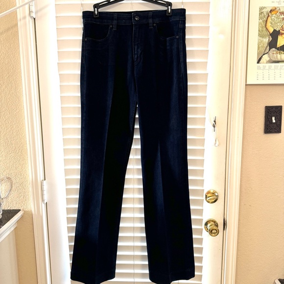 💖 Vince Camuto Blue Denim Flare Jeans - Picture 12 of 16